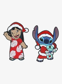 FigPin Disney Lilo & Stitch Holiday Enamel Pin Set - BoxLunch Exclusive