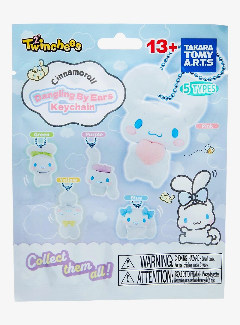 Sanrio Cinnamoroll Dangling By Ears Blind Bag Figural Keychain