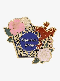 Loungefly Harry Potter Chocolate Frog Floral Enamel Pin - BoxLunch Exclusive