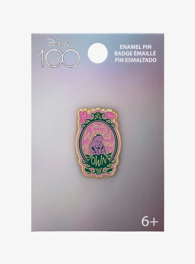 Loungefly Disney Alice in Wonderland In a World of My Own Enamel Pin - BoxLunch Exclusive