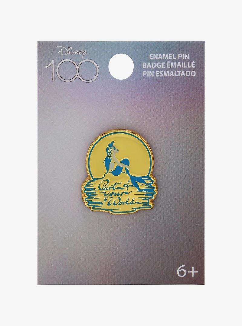 Loungefly Disney The Little Mermaid Part of Your World Song Enamel Pin - BoxLunch Exclusive