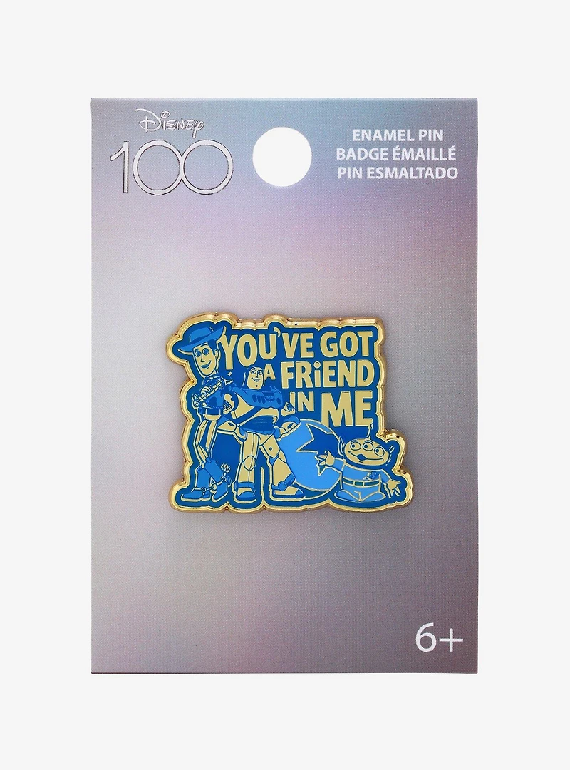 Loungefly Disney Pixar Toy Story You've Got a Friend in Me Enamel Pin - BoxLunch Exclusive