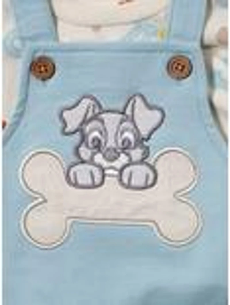 Disney Lady and the Tramp Scamp Infant T-Shirt Overall Set - BoxLunch Exclusive