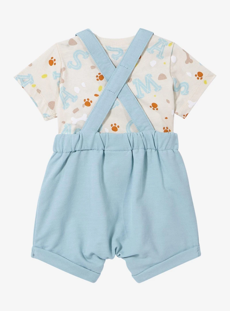 Disney Lady and the Tramp Scamp Infant T-Shirt Overall Set - BoxLunch Exclusive