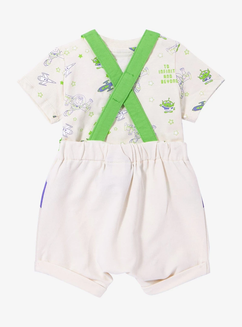 Disney Pixar Toy Story Buzz Lightyear Costume Infant T-Shirt and Overall Set - BoxLunch Exclusive