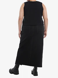 Naruto Shippuden Akatsuki Girls Crop Muscle Tank Top Plus Size