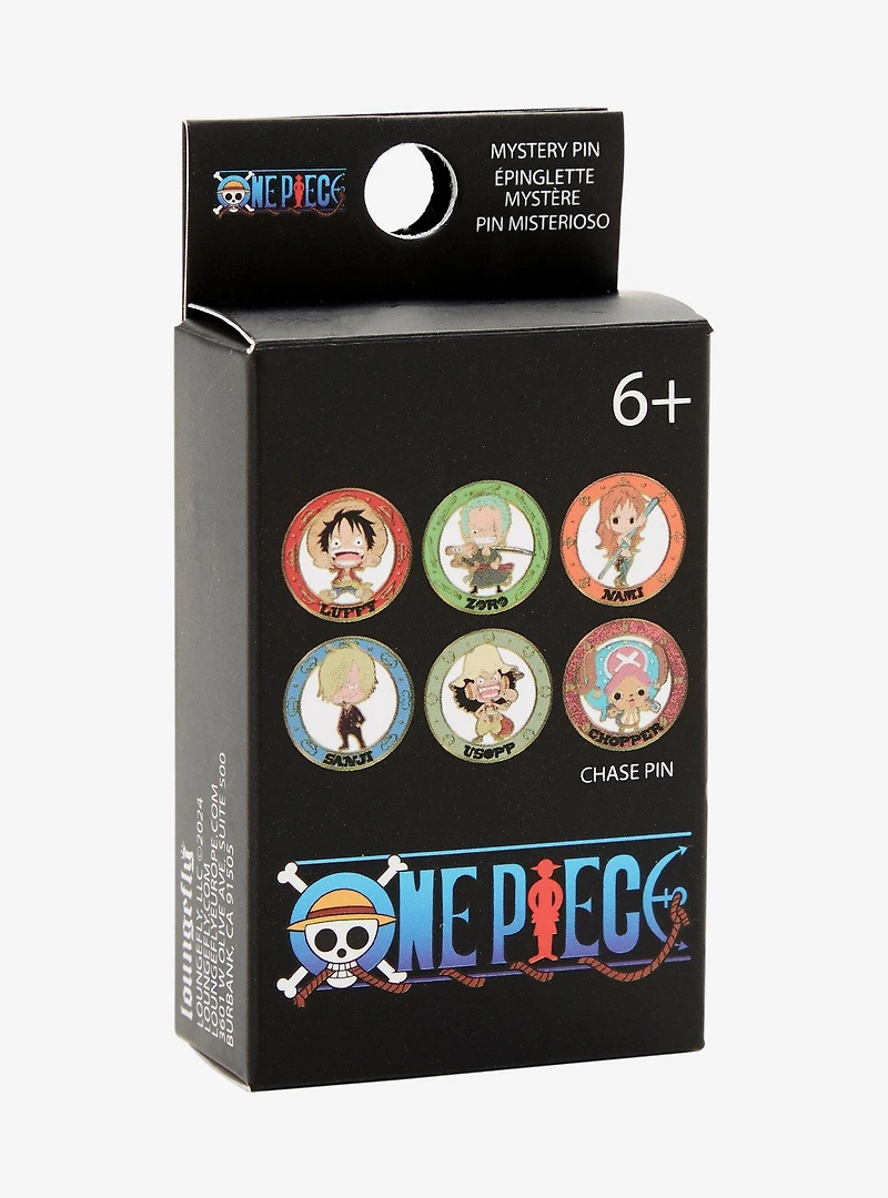 Loungefly One Piece Circular Character Blind Box Enamel Pin