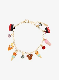 Disney Mickey & Minnie Mouse Desserts Charm Bracelet - BoxLunch Exclusive