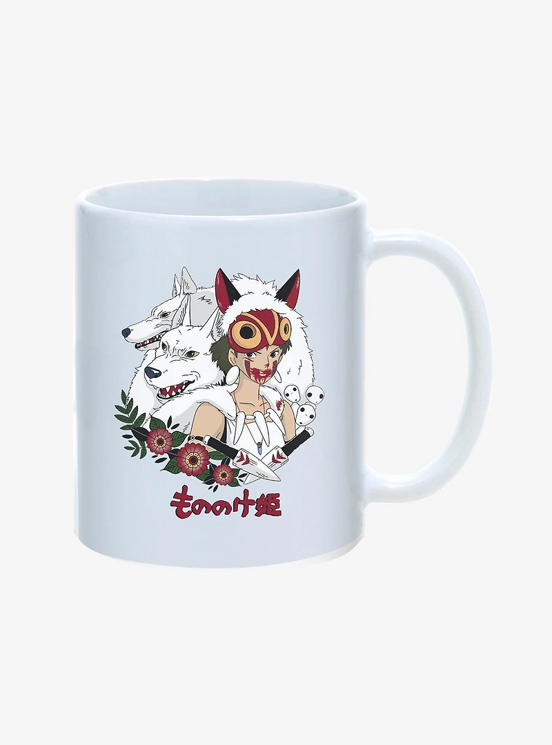 Studio Ghibli Princess Mononoke Wolf Princess oz Mug