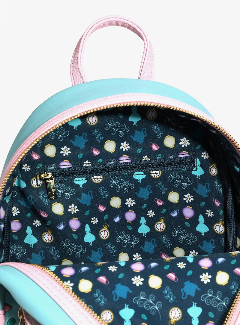 Loungefly Disney Alice in Wonderland Mad Hatter and March Hare Tea Party Mini Backpack — BoxLunch Exclusive