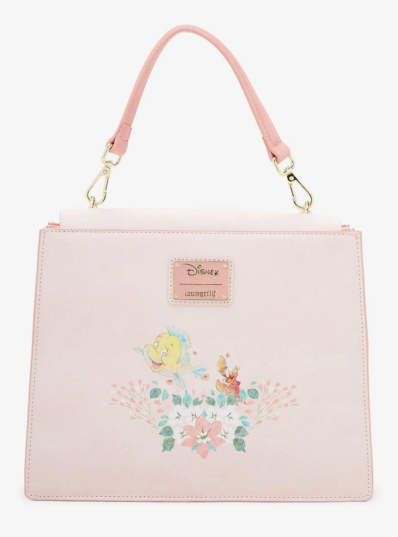 Loungefly Disney The Little Mermaid Ariel Floral Crossbody Bag - BoxLunch Exclusive