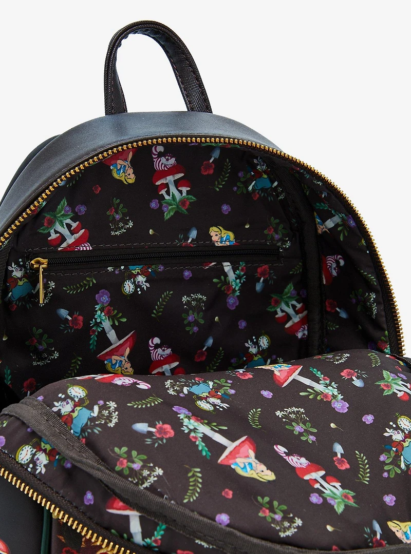 Loungefly Disney Alice in Wonderland Alice Mushrooms Mini Backpack — BoxLunch Exclusive