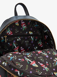 Loungefly Disney Alice in Wonderland Alice Mushrooms Mini Backpack — BoxLunch Exclusive