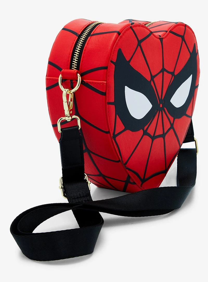 Loungefly Marvel Spider-Man Red Heart Handbag