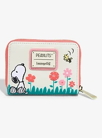 Loungefly Peanuts Snoopy and Woodstock Rain or Shine Zip Wallet — BoxLunch Exclusive