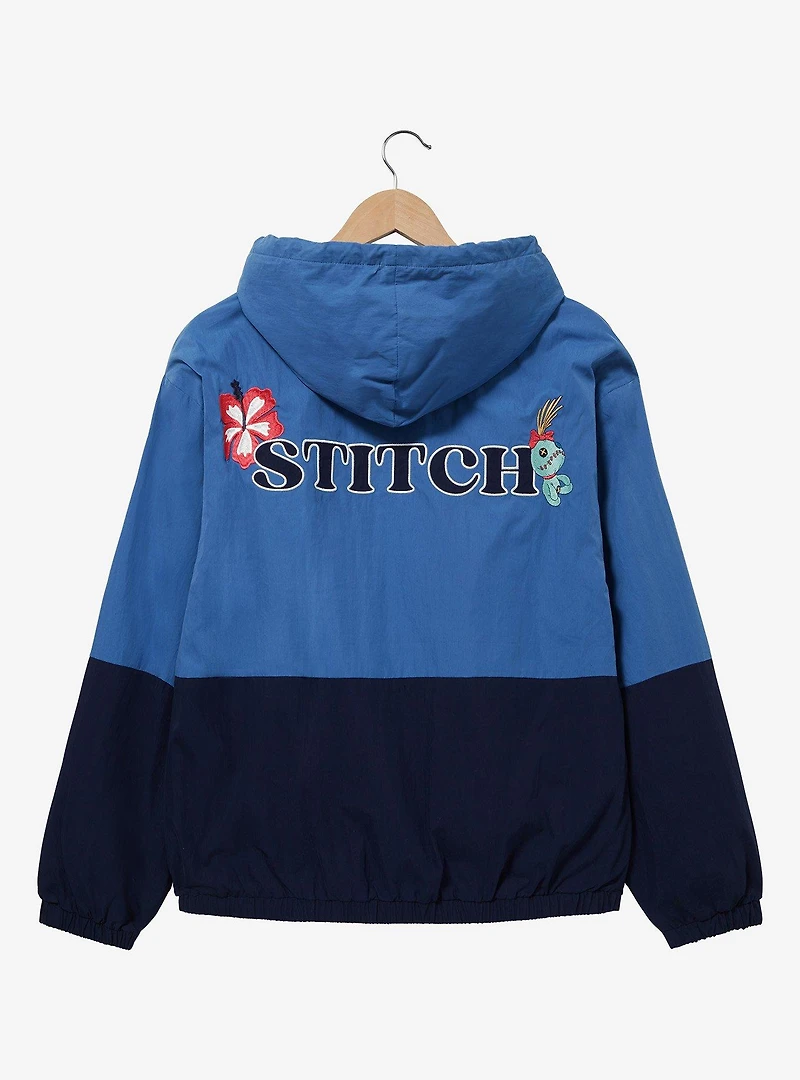 Disney Lilo and Stitch Color Block Windbreaker Jacket - BoxLunch Exclusive