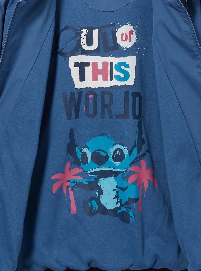 Disney Lilo and Stitch Color Block Windbreaker Jacket - BoxLunch Exclusive