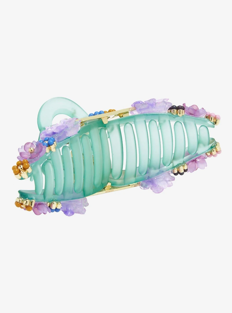 Harry Potter Floral Deathly Hallows Claw Clip - BoxLunch Exclusive