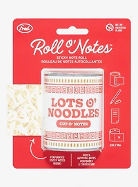 Fred Roll o’ Notes Lots o’ Noodles Cup o’ Notes Sticky Note Roll