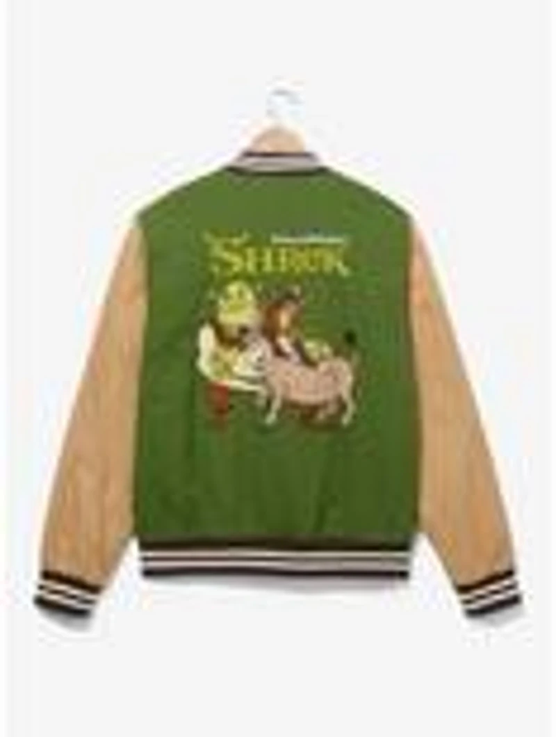 DreamWorks Shrek Logo Varsity Jacket - BoxLunch Exclusive