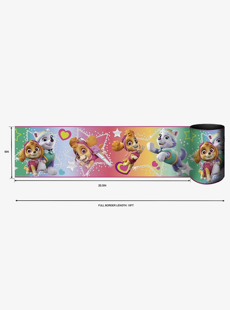 Paw Patrol Skye and Everest Peel & Stick Wallpaper Border