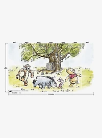 Disney Winnie The Pooh Watercolor Peel & Stick Wallpaper Mural