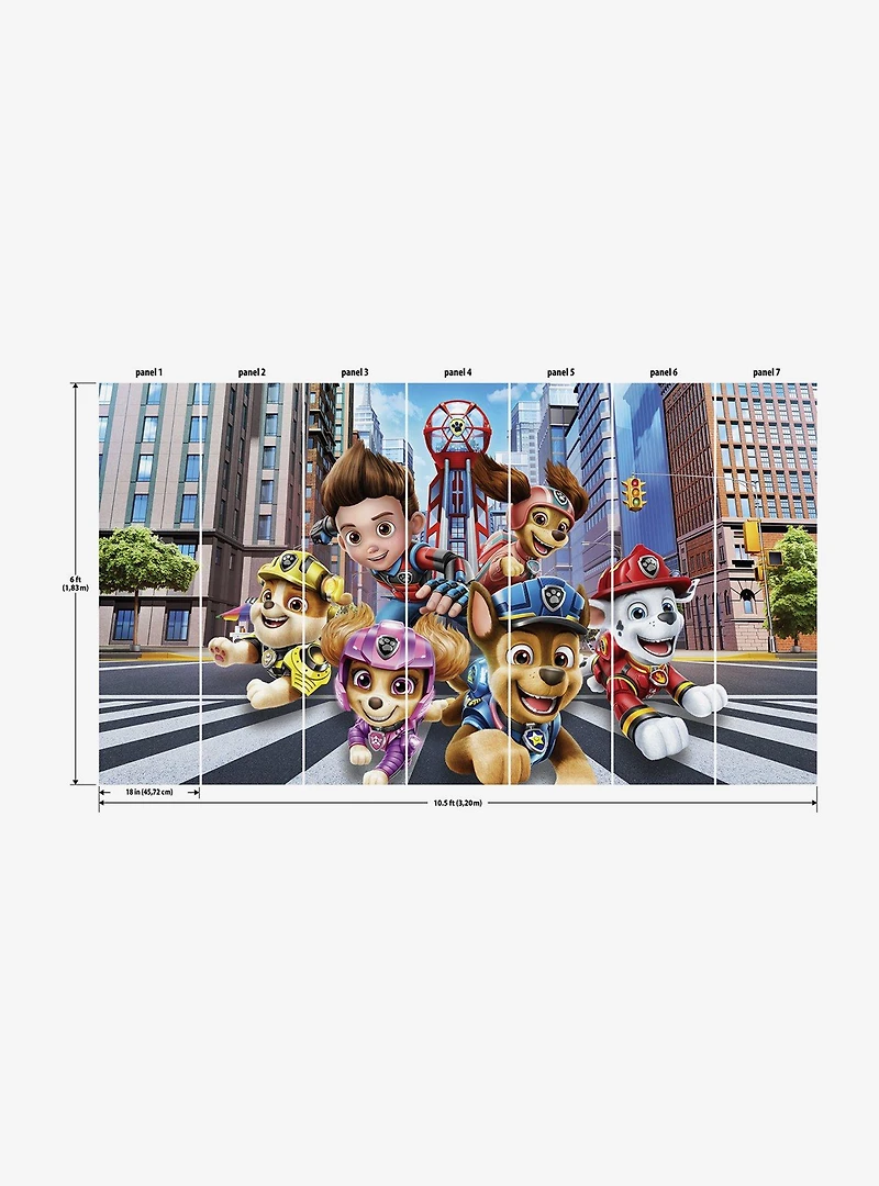 Paw Patrol The Movie Peel & Stick Mural