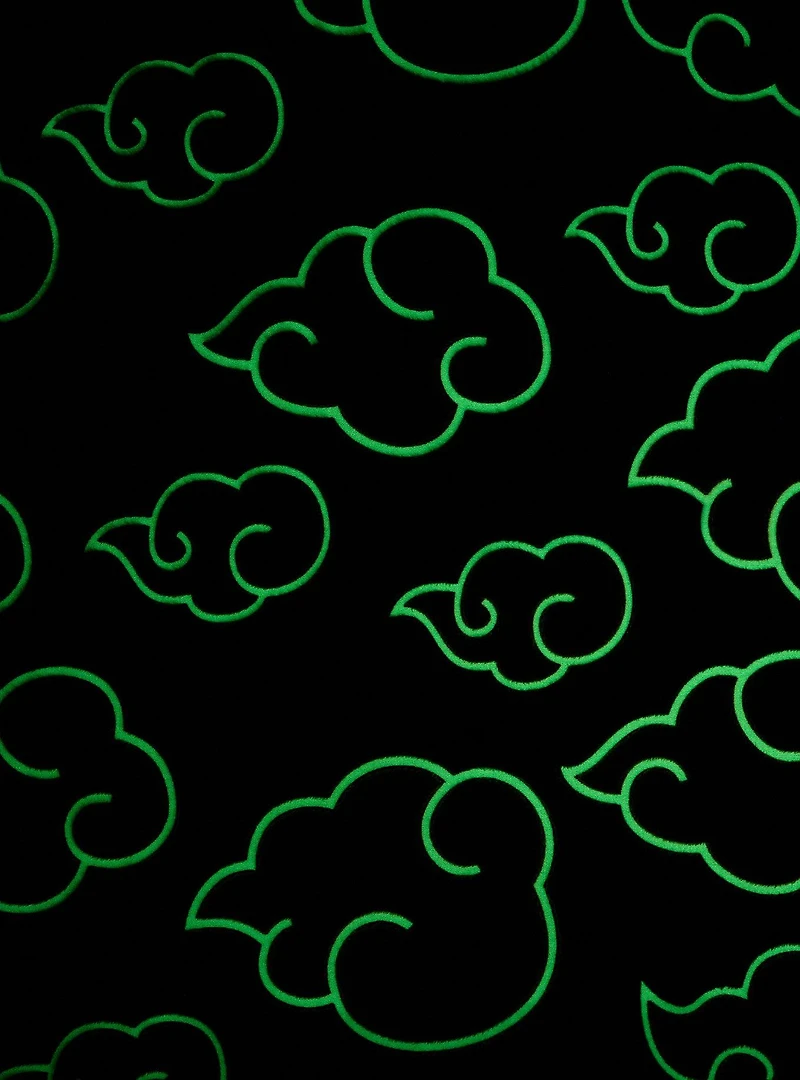 Naruto Shippuden Akatsuki Cloud Glow-in-the-Dark Blanket and Pillow