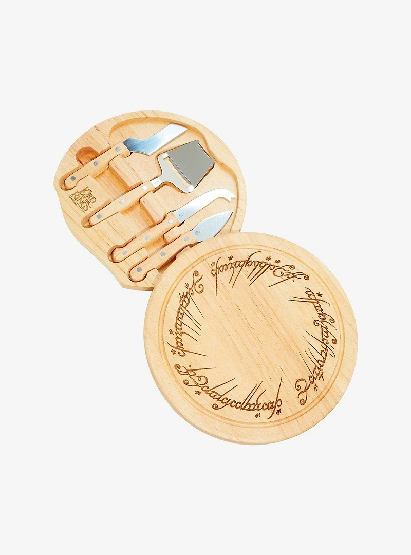 The Lord of the Rings One Ring Round Cheese Board and Tools