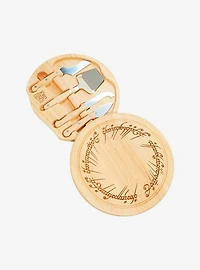 The Lord of the Rings One Ring Round Cheese Board and Tools