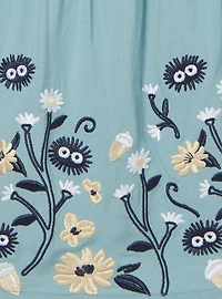 Studio Ghibli Spirited Away Floral Soot Sprites Smock Blouse - BoxLunch Exclusive