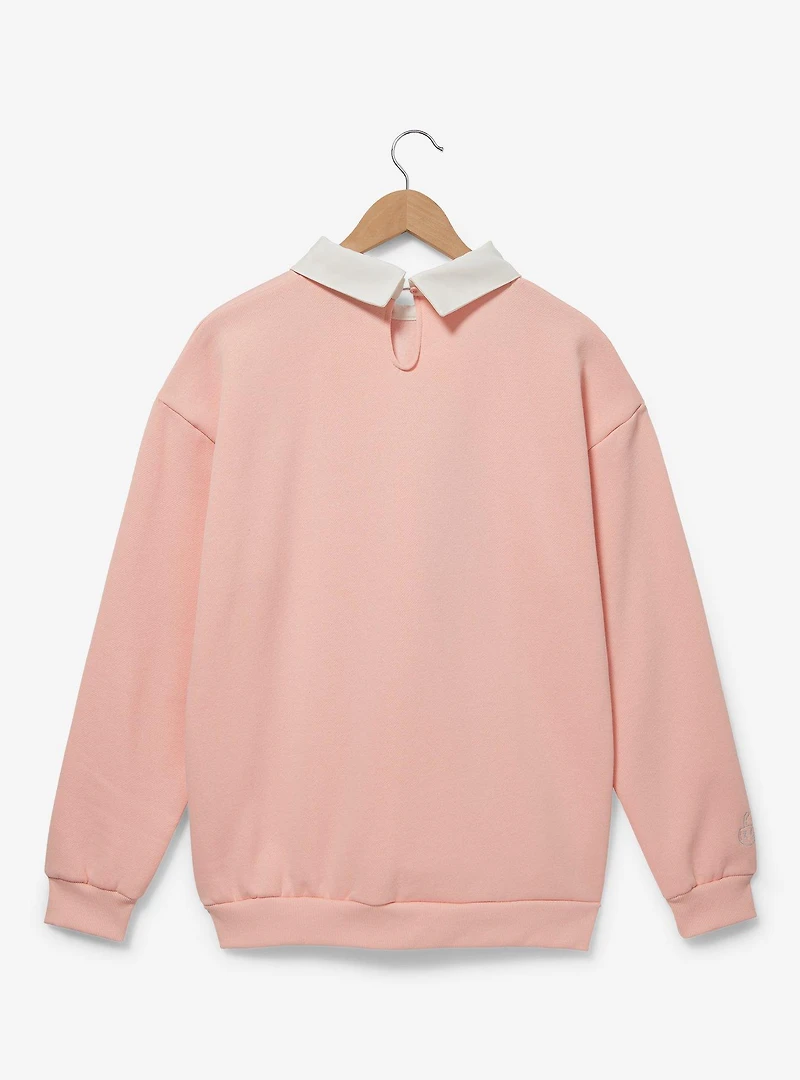 Disney Minnie Mouse Vanity Portrait Collared Crewneck