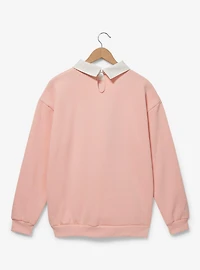 Disney Minnie Mouse Vanity Portrait Collared Crewneck
