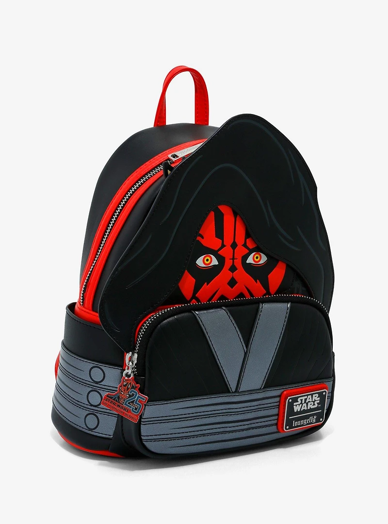 Loungefly Star Wars: Episode I - The Phantom Menace 25th Anniversary Darth Maul Figural Mini Backpack
