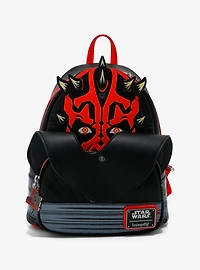 Loungefly Star Wars: Episode I - The Phantom Menace 25th Anniversary Darth Maul Figural Mini Backpack