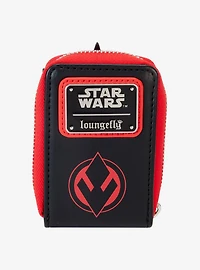 Loungefly Star Wars: Episode I - The Phantom Menace 25th Anniversary Darth Maul Accordion Zip Wallet