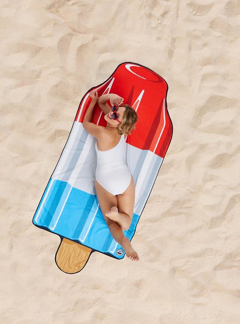 Rocket Bomb Pop Beach Towel Blanket