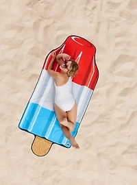 Rocket Bomb Pop Beach Towel Blanket