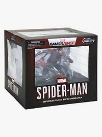 Diamond Select Toys Marvel Spider-Man (2018 Video Game) Gallery Diorama Spider-Punk Figure