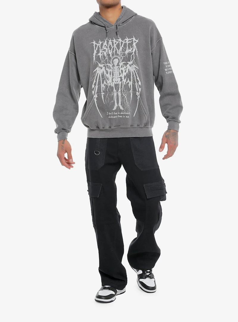 Disorder Skeleton Oversized Hoodie