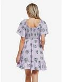 Disney Lilo & Stitch Angel Allover Print Smocked Dress — BoxLunch Exclusive