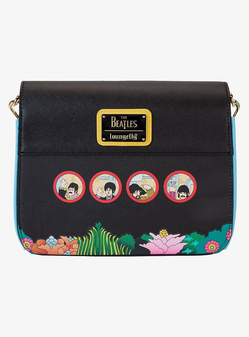 Loungefly The Beatles Yellow Submarine Crossbody Bag