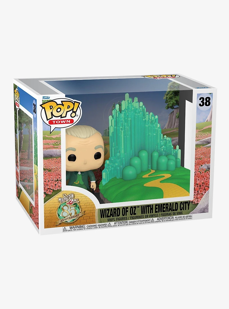 Funko Pop! Town The Wizard of Oz 85th Anniversary Wizard of Oz with Emerald City Vinyl Figure Set