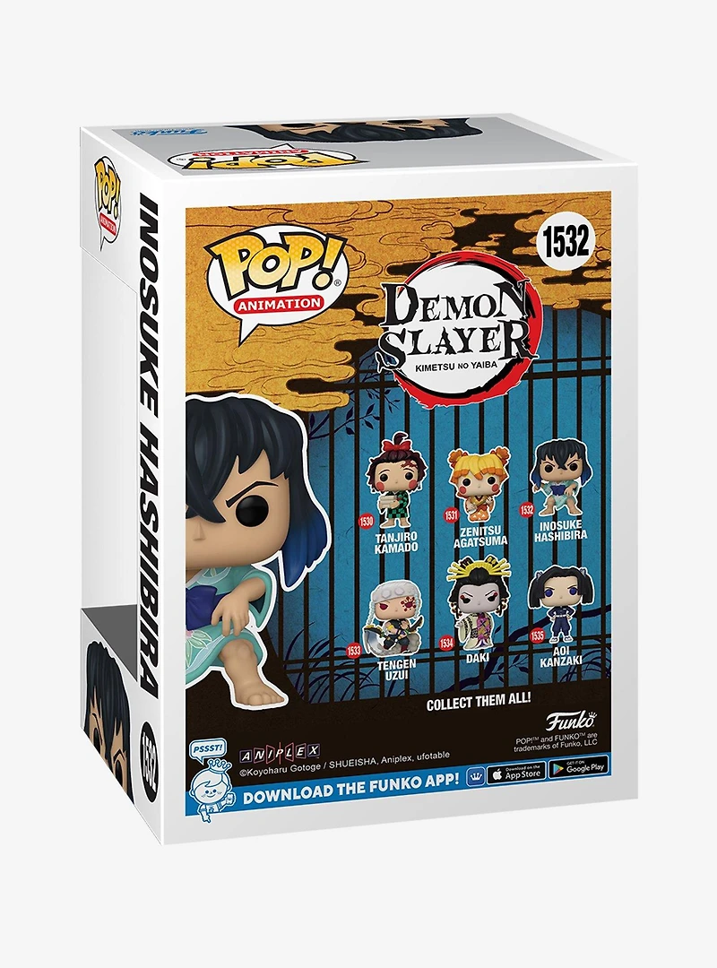 Funko Pop! Animation Demon Slayer: Kimetsu no Yaiba Inosuke Hashibira Vinyl Figure