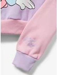 Disney Minnie Mouse Color Block Women's Cropped Hoodie