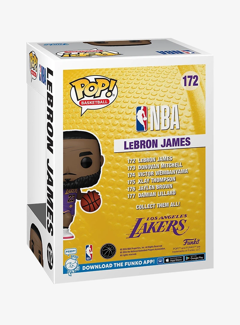 Funko Pop! Basketball Los Angeles Lakers LeBron James Vinyl Figure
