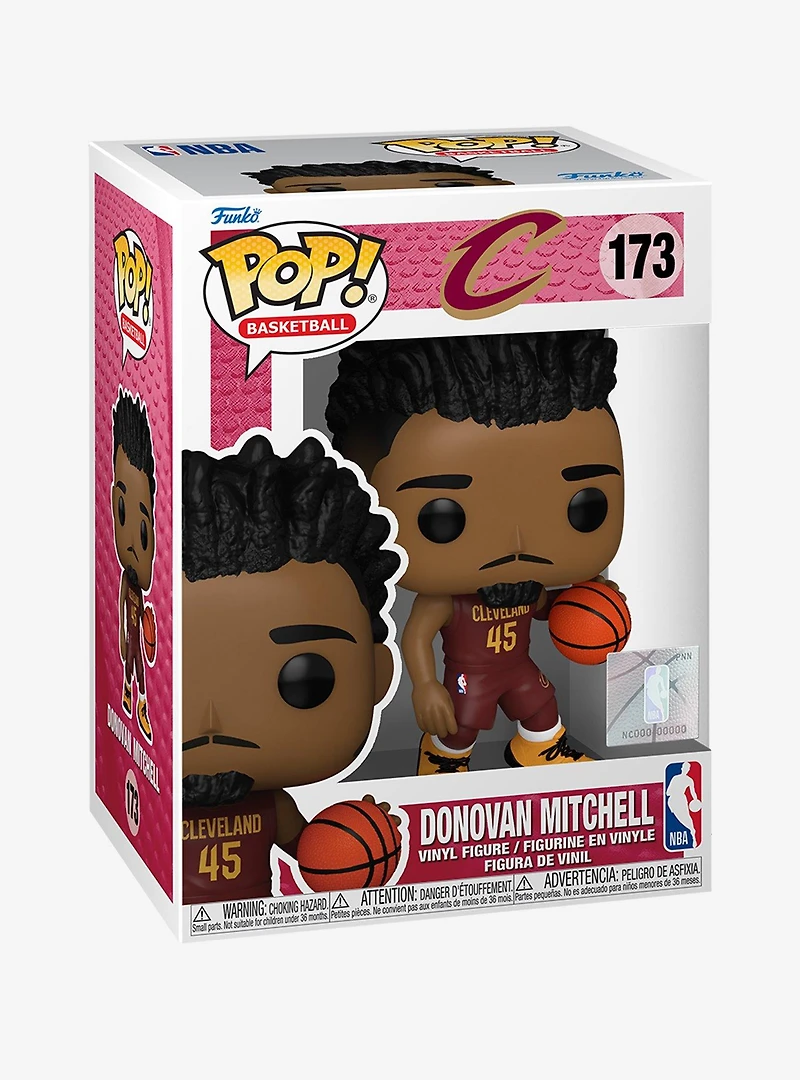 Funko Pop! Basketball Cleveland Cavaliers Donovan Mitchell Vinyl Figure