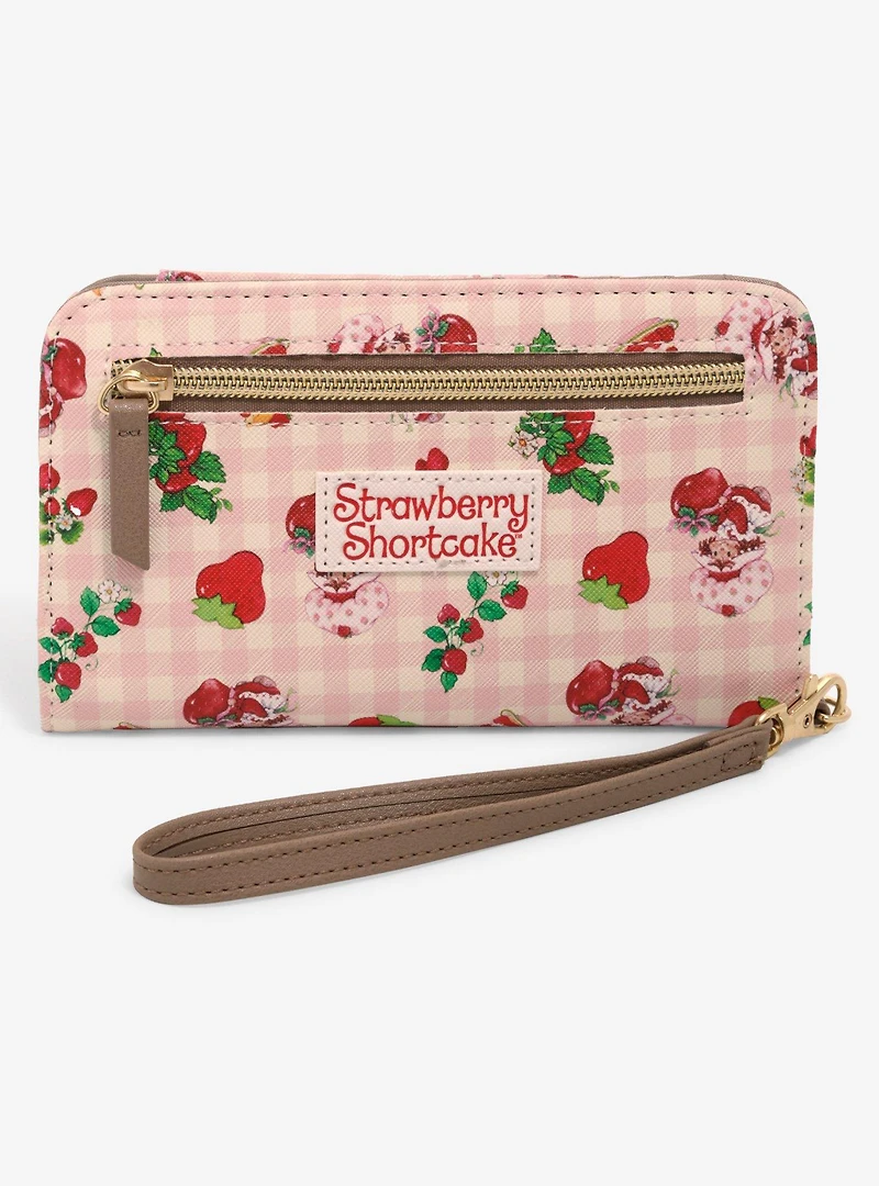 Strawberry Shortcake Gingham Tech Wallet