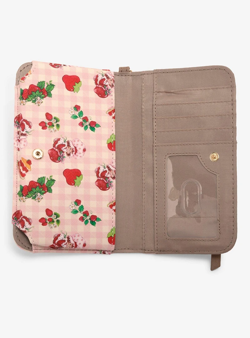 Strawberry Shortcake Gingham Tech Wallet