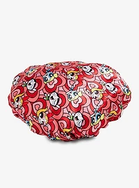 The Powerpuff Girls Heart Allover Print Hair Bonnet